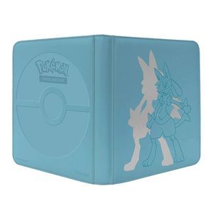 Pokemon Elite Series Lucario 12-Pocket Zippered PRO Binder, Blue